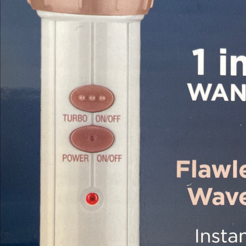 Conair Double Ceramic 1-Inch Curling Wand - Rose Gold New In Box - Picture 4 of 6